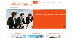 Desktop Screenshot of dmjklima.sk